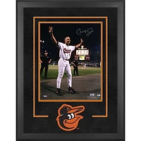 Cal Ripken Jr. Baltimore Orioles Autographed Deluxe Framed 16" x 20" 2131st Game Ovation Photograph