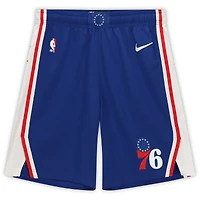 Joel Embiid Philadelphia 76ers Game-Used Royal Shorts from the 2023-24 NBA Season - Size 46+2