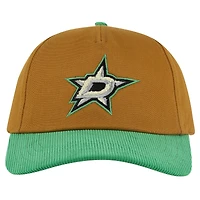 Men's American Needle  Tan/Kelly Green Dallas Stars Burnett Adjustable Hat
