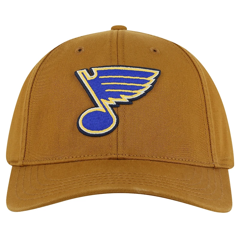Men's American Needle  Tan St. Louis Blues Hepcat Washed Twill Adjustable Hat