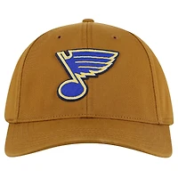 Men's American Needle  Tan St. Louis Blues Hepcat Washed Twill Adjustable Hat