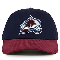 Men's American Needle  Navy/Burgundy Colorado Avalanche Burnett Adjustable Hat