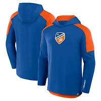 Men's Fanatics Blue FC Cincinnati Red Card Transitional Pullover Hoodie