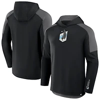 Men's Fanatics Black Minnesota United FC Red Card Transitional Pullover Hoodie