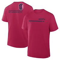 Men's Fanatics  Red St. Louis City SC Corner Kick Legacy T-Shirt