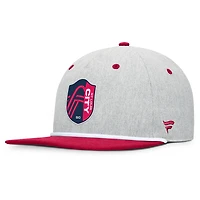 Men's Fanatics Heather Gray St. Louis City SC Chip Golfer Snapback Hat