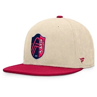 Men's Fanatics Cream St. Louis City SC Tempo Corduroy Snapback Hat