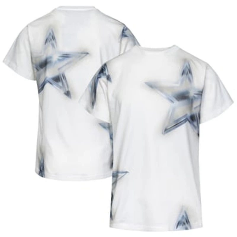 Unisex By Way of Dallas  White Dallas Cowboys Boxy Star T-Shirt