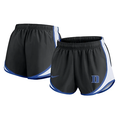 Women's Nike Black Duke Blue Devils Spring Break Tempo Dri-FIT Shorts