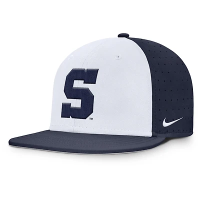Men's Nike White Penn State Nittany Lions On-Field Dugout True Performance Fitted Hat