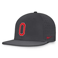 Men's Nike Charcoal Ohio State Buckeyes Dugout True Dri-FIT Fitted Hat