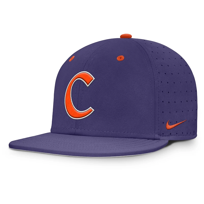 Men's Nike Purple Clemson Tigers Dugout True Dri-FIT Fitted Hat