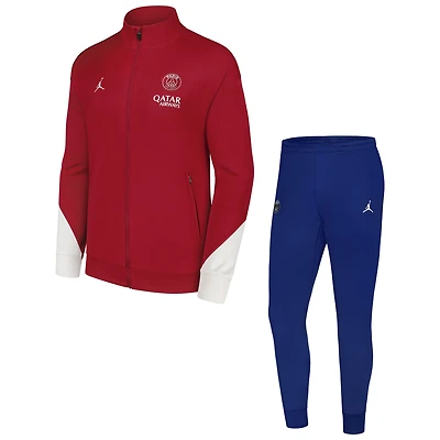 Men's Jordan Brand Red Paris Saint-Germain 2024/25 Fourth Strike Full-Zip Track Jacket & Pants Set