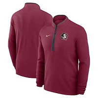 Men's Nike Garnet Florida State Seminoles Lightweight Victory Dri-FIT Half-Zip Pullover