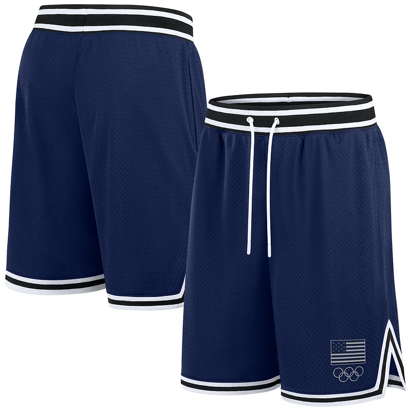 Men's Fanatics  Navy Team USA Future Ground Shorts