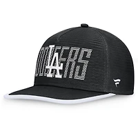 Men's Fanatics  Black Los Angeles Dodgers Let's Glow Line Drive Snapback Hat