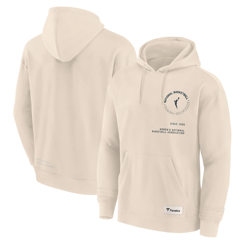 Men's Fanatics Cream WNBA Elements Future Ground Info Pullover Hoodie