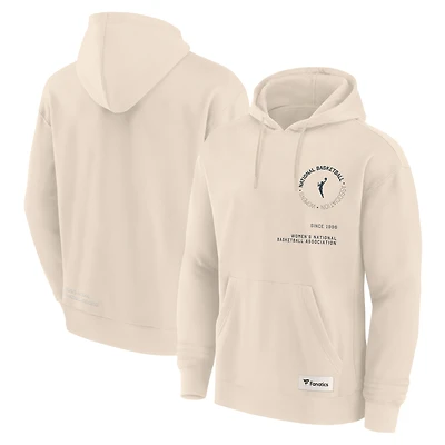 Men's Fanatics Cream WNBA Elements Future Ground Info Pullover Hoodie