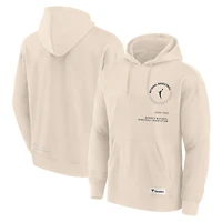 Men's Fanatics Cream WNBA Elements Future Ground Info Pullover Hoodie