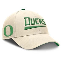 Men's Nike Natural Oregon Ducks Primetime Rise Adjustable Hat