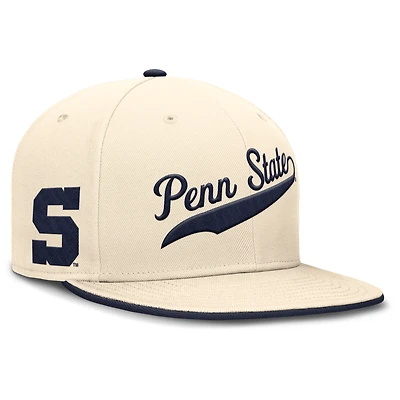 Men's Nike Natural Penn State Nittany Lions 2026 Primetime Natural True Fitted Hat