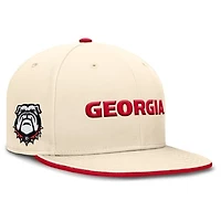 Men's Nike Natural Georgia Bulldogs 2026 Primetime Natural True Fitted Hat