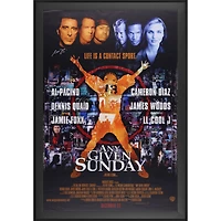 Al Pacino Any Given Sunday Autographed Framed 27" x 40" Movie Poster