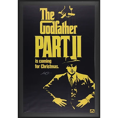 Al Pacino The Godfather Part II Autographed Framed 27" x 40" Movie Poster