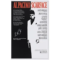 Al Pacino Scarface Autographed 11" x 17" Movie Poster
