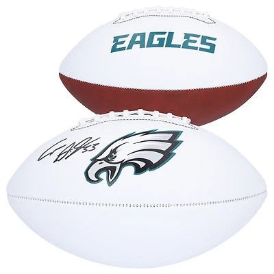 Cooper DeJean Philadelphia Eagles Autographed Franklin White Panel Football