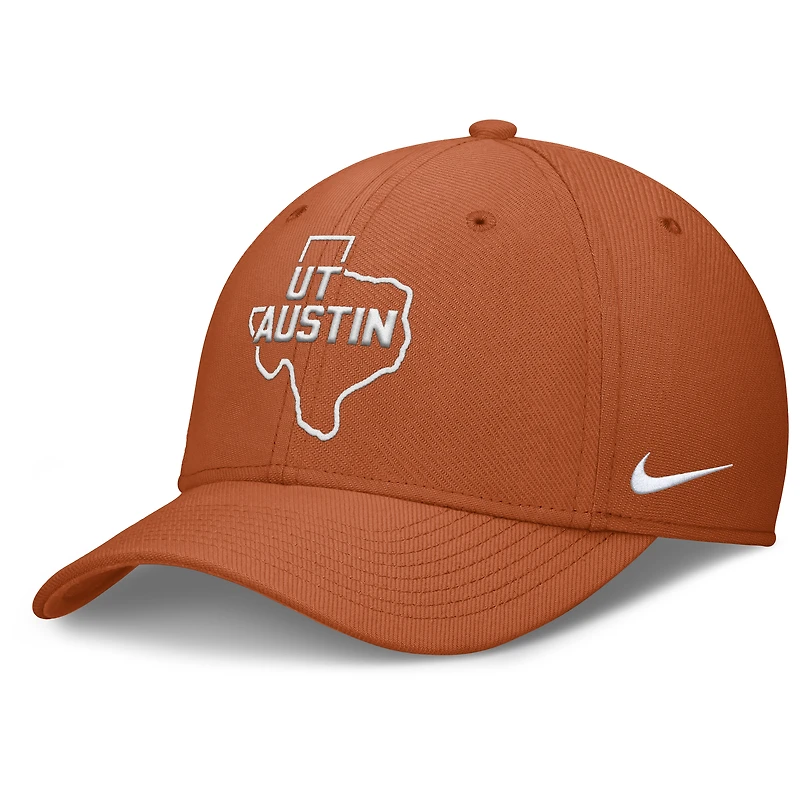 Men's Nike Texas Orange Texas Longhorns Local Swoosh Flex Hat