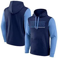 Men's Fanatics Navy Tennessee Titans Big & Tall Outline Pullover Hoodie
