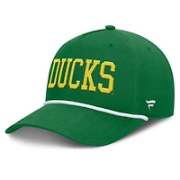 Men's Fanatics  Green Oregon Ducks Foul Ball Rope Adjustable Hat