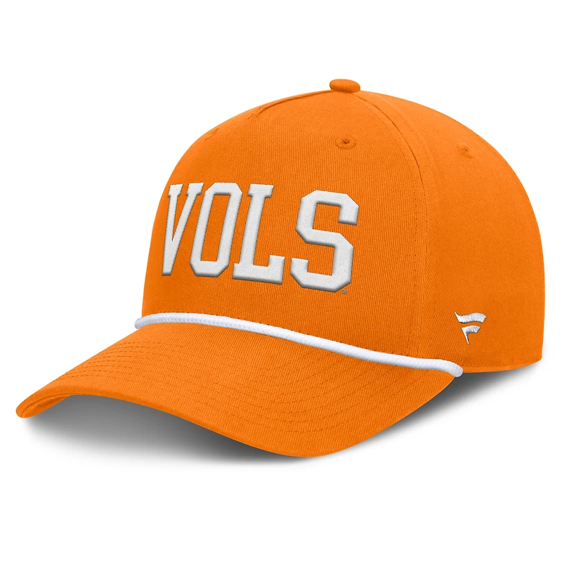 Men's Fanatics  Tennessee Orange Tennessee Volunteers Foul Ball Rope Adjustable Hat