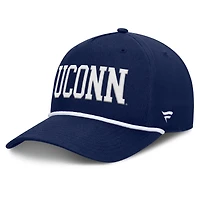 Men's Fanatics  Navy UConn Huskies Foul Ball Rope Adjustable Hat