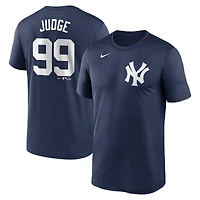 Men's Nike Aaron Judge Navy New York Yankees Legend Name & Number Performance T-Shirt