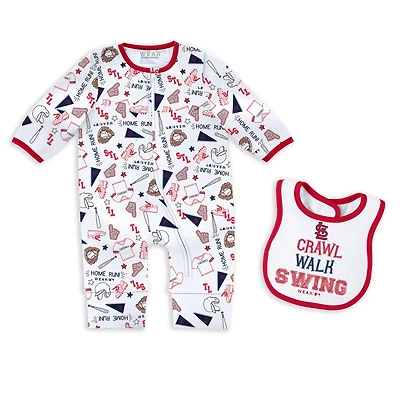 Newborn & Infant WEAR by Erin Andrews St. Louis Cardinals Sleep & Play Set