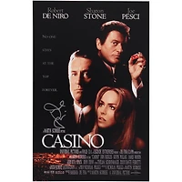 Joe Pesci Casino Autographed 11" x 17" Movie Poster
