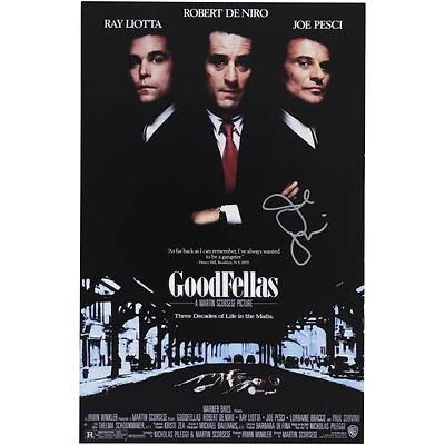 Joe Pesci Goodfellas Autographed 11" x 17" Movie Poster
