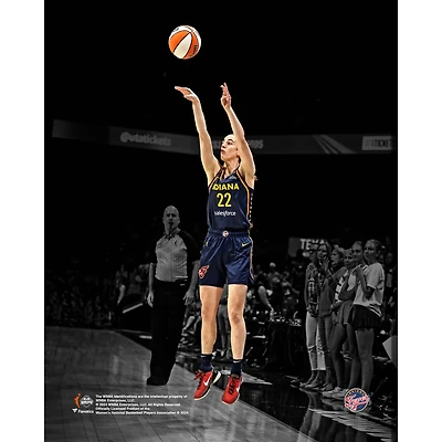 Caitlin Clark Indiana Fever Unsigned 3-Point Shot Spotlight Photograph