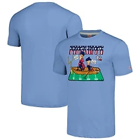 Unisex NFL x Homage x Beavis and Butt-Head Light Blue New England Patriots Tri-Blend T-Shirt
