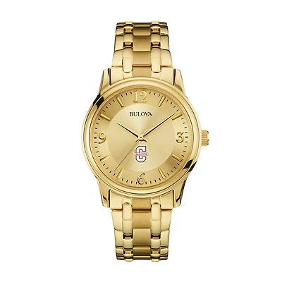 Men's Bulova Charleston Cougars Gold-Tone Watch