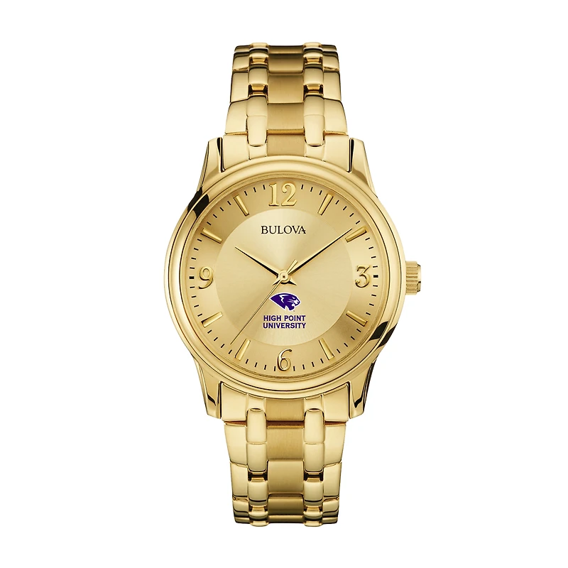 Men's Bulova High Point Panthers Gold-Tone Watch