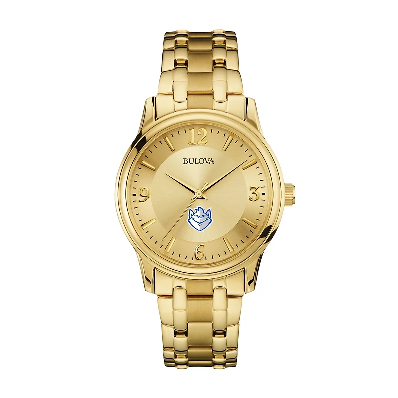 Men's Bulova Saint Louis Billikens Gold-Tone Watch