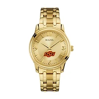 Men's Bulova Oklahoma State Cowboys Gold-Tone Watch