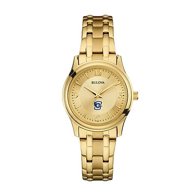 Women's Bulova Creighton Bluejays Gold-Tone Watch