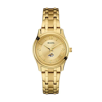 Women's Bulova Montana State Bobcats Gold-Tone Watch