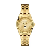Women's Bulova Yale Bulldogs Gold-Tone Watch