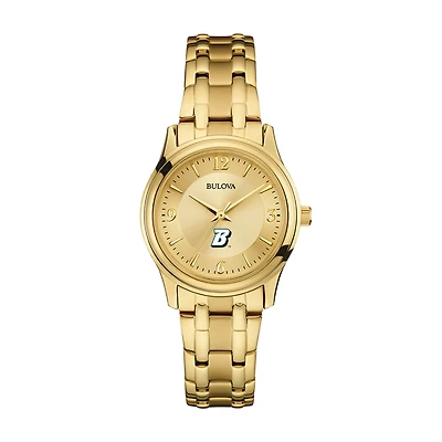 Women's Bulova Binghamton Bearcats Gold-Tone Watch