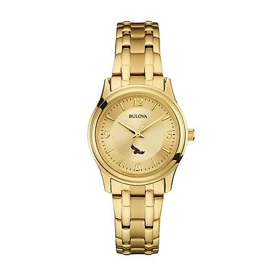 Women's Bulova Saint Joseph's Hawks Gold-Tone Watch